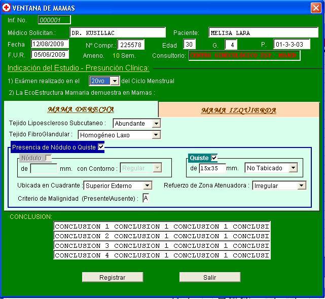 ECOS - Software para Informes Ecograficos, Ecografias en Lima - Imagen 6