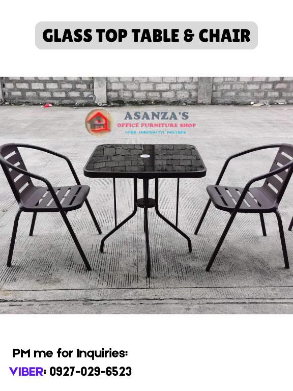 OUTDOOR GLASS TOP | OUTDOOR CHAIR in Philippines - Image 5
