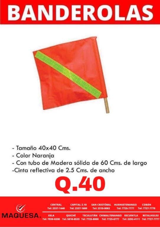 BANDEROLAS CON REFLECTIVOS en Guatemala - Imagen 1