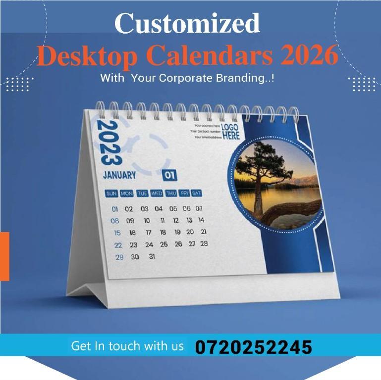 Custom Desktop 2025 Calendars in Kenya - Image 1