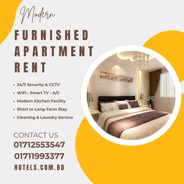 Furnished 2-Room Cozy Studio Apt Rent in Bashundhara R/A in Bangladesh - Image 1