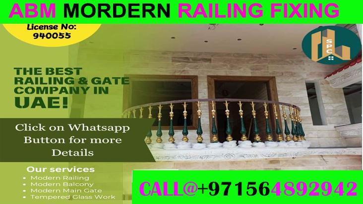 Modern Balcony Railing Fixing Contractor Ajman Dubai Sharjah in United Arab Emirates - Image 3