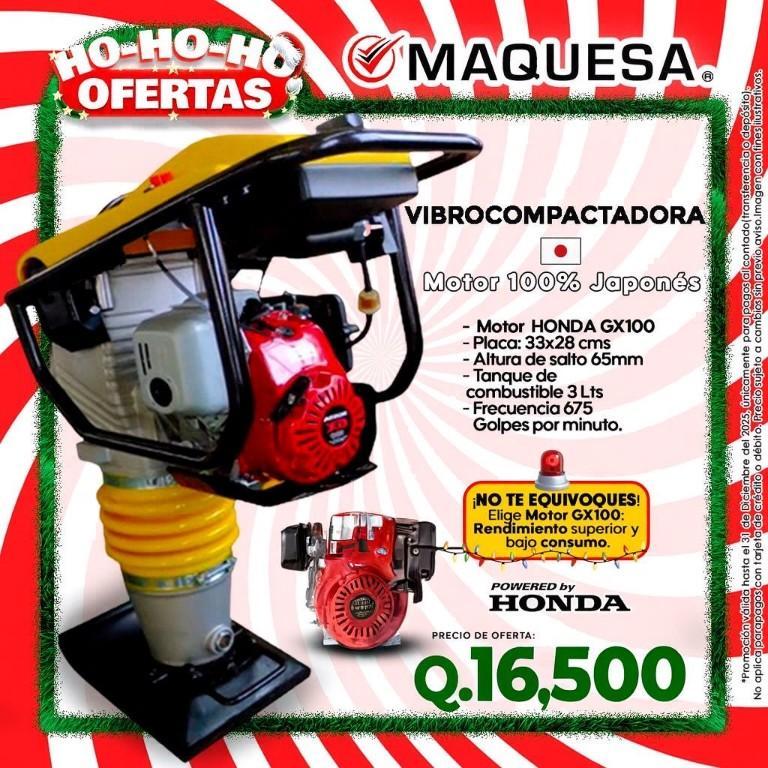 VIBROCOMPACTADORAA MOTOR HONDA en Guatemala - Imagen 1
