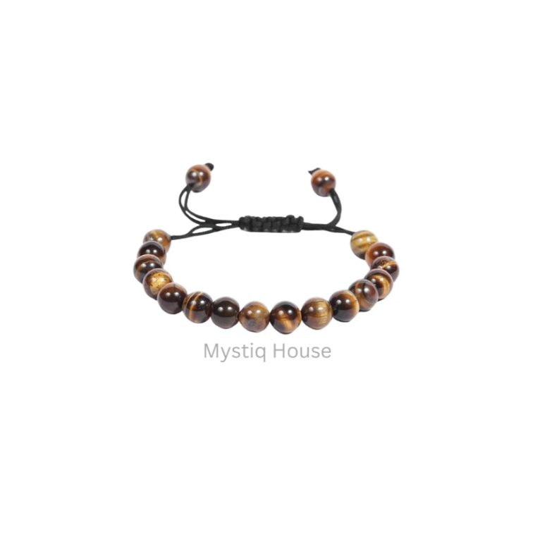 Tiger Eye Adjustable Bracelet in India - Image 1