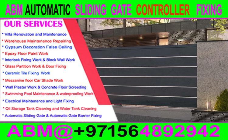 Automatic Sliding Gate controller Machine Fixing Ajman Sharjah in United Arab Emirates - Image 1
