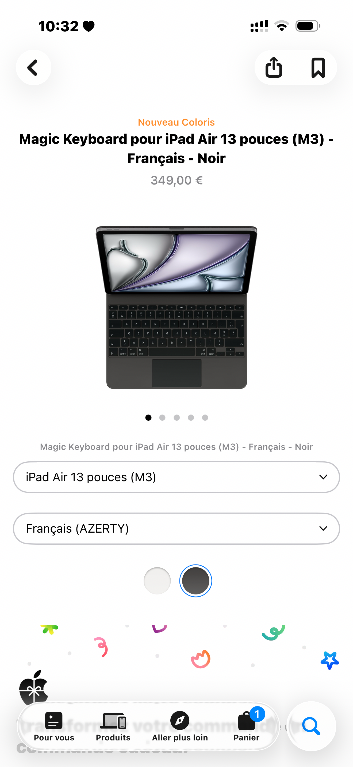 Clavier Apple Magic Keyboard puor iPad 13” à Hesperange - Photo 1