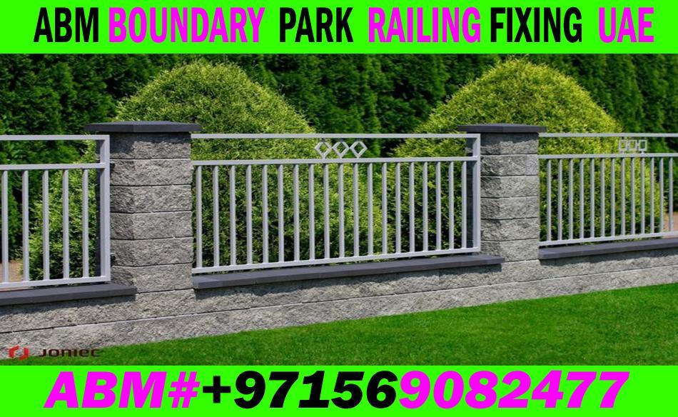 Park Boundary Railing Fixing Contractor Ajman Dubai Sharjah in United Arab Emirates - Image 1