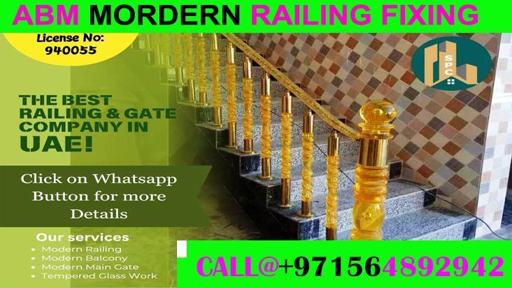 Staircase Railing Fixing Contractor in Ajman Dubai Sharja in United Arab Emirates - Image 3