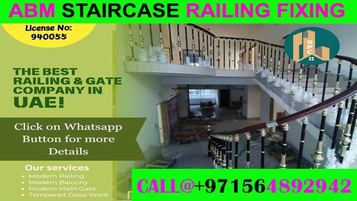 Staircase Railing Fixing Contractor in Ajman Dubai Sharja in United Arab Emirates - Image 7