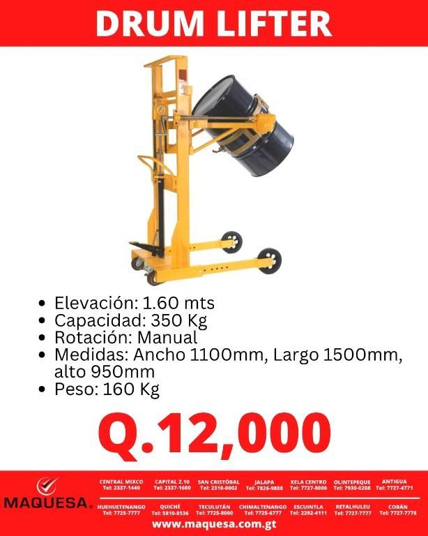 DRUM LIFTER – ELEVADOR DE TAMBOS en Retalhuleu - Imagen 2