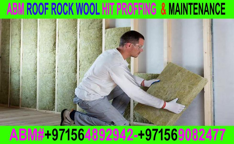 Rockwool insulation covering Work Contractor in Ajman Dubai UAE in Dubai - Image 1