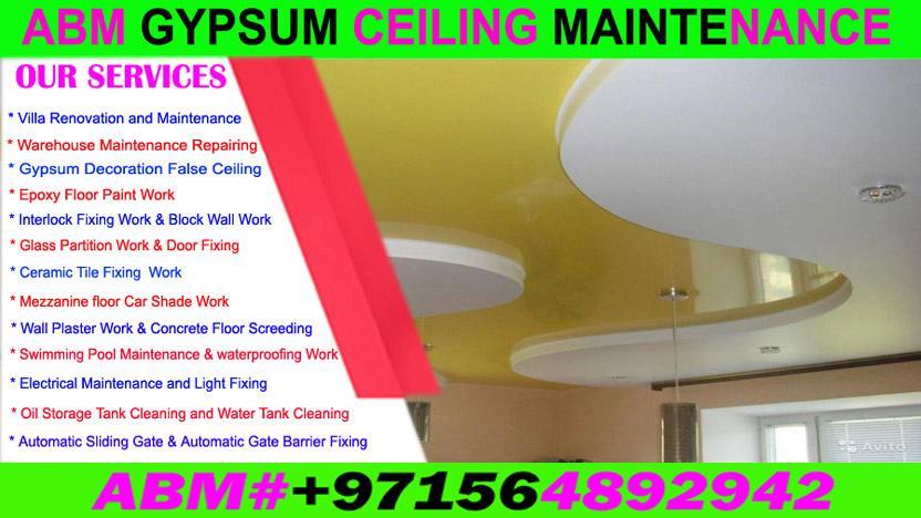 Gypsum Decoration & Painting Contractor Ajman Dubai Sharjah in Dubai - Image 7