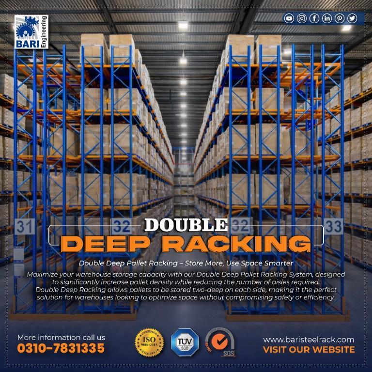 Double Deep Racking System In Pakistan in Cantonment - Image 1