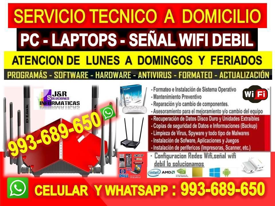 SERVICIO TECNICO A INTERNET PCS LAPTOP CABLEADOS en Perú - Imagen 1