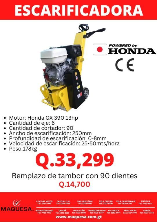 SCARIFICADORA DE CONCRETO / ASFALTO – MOTOR HONDA en Retalhuleu - Imagen 1