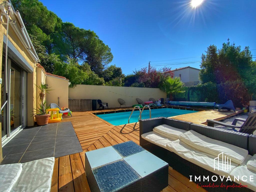 SUSSARGUES VILLA PLAIN PIED 4 PIECES AVEC PISCINE à Lunel - Photo 1