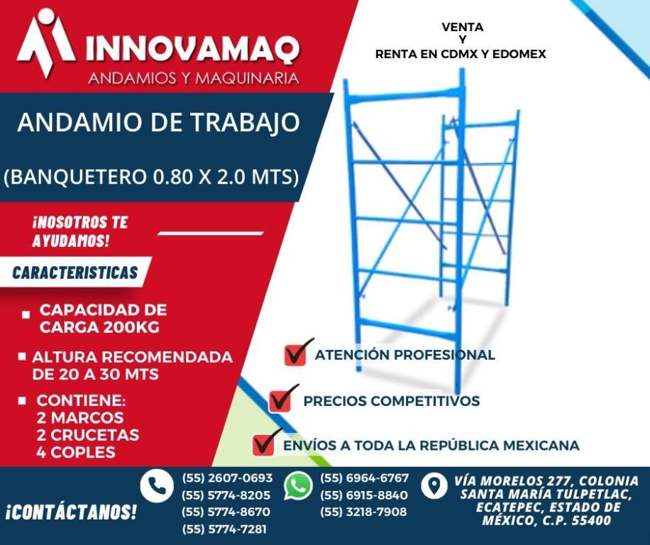 ANDAMIO BANQUETERO HYPERMAQ – RENTA Resistente y Duradera en Ayotla - Imagen 1