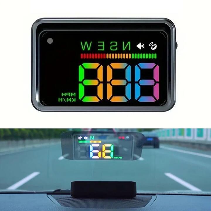 Car HUD Head-up Display GPS Multi-function Speedometer HD … in Bentley - Image 1