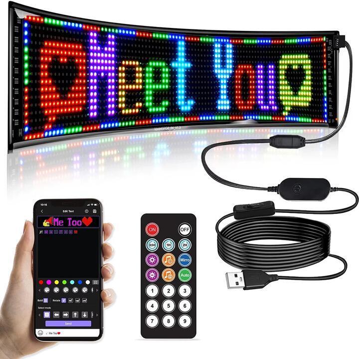 LED Car sign, programmable LED sign, Flexible Matrix panel … in Braddon - Image 1