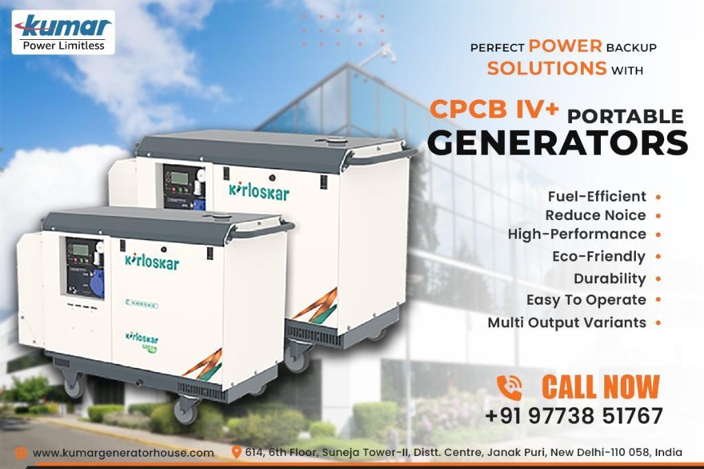 Kirloskar Portable Generators - Compact Power Solutions in New Delhi - Image 1