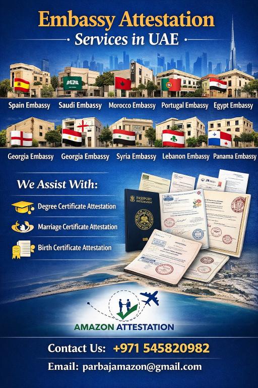 Embassy Attesattion In UAE in United Arab Emirates - Image 1