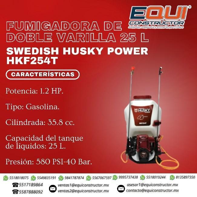Fumigadora de Doble Varilla 25 L Swedish Husky Power HKF254T en Nogales - Imagen 1