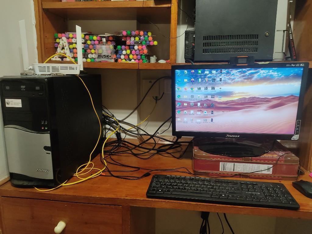 COMBO COMPLETO Janus Computador + Monitor + Kit Multimedia en Bogotá - Imagen 1