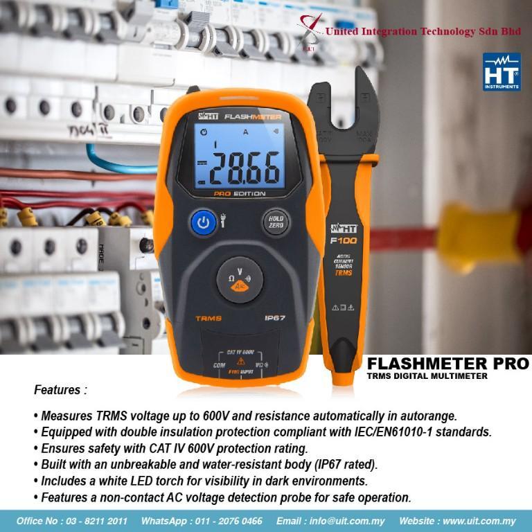 FLASHMETER PRO Durable TRMS Multimeter in Malaysia - Image 1