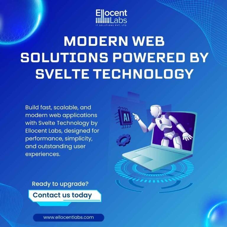 Modern Web Solutions Powered by Svelte Technology | Ellocent Lab in Mohali - Image 1
