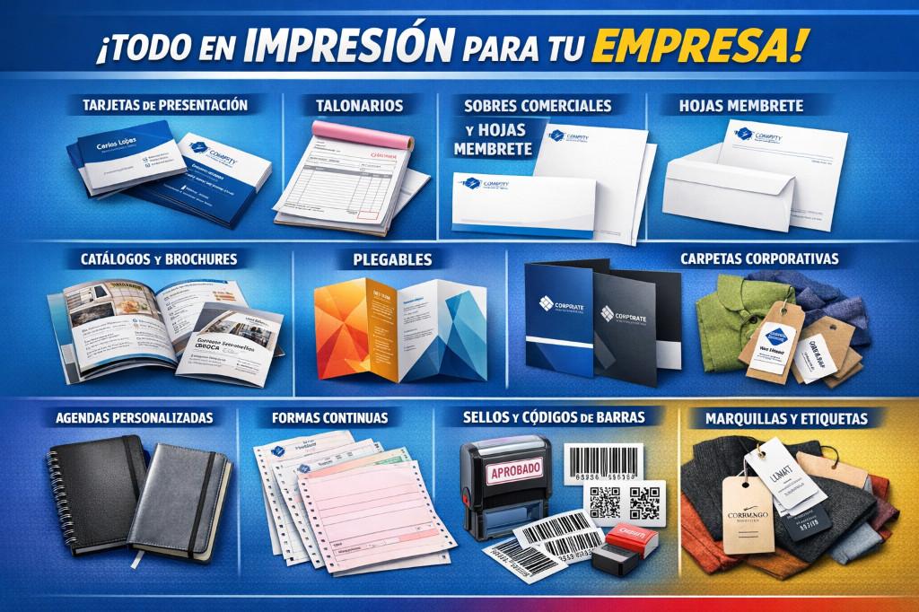 IMPRESIÓN PAPELERIA COMERCIAL Y OFICINA en La Estrella - Imagen 1
