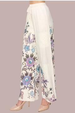 Get - Origami Artsy Loose Patchwork Print Drawstring Pants in Texas City - Image 2