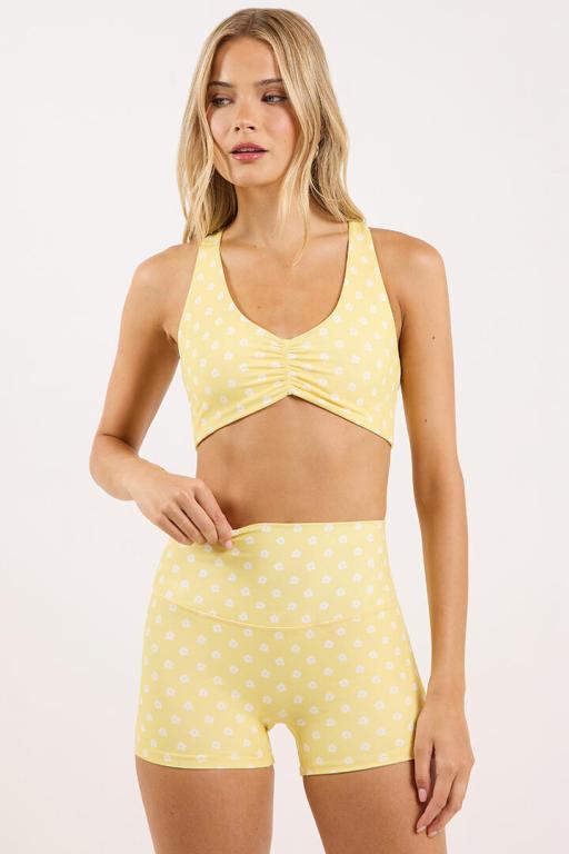 Stylerunner Element Ruched Crop Disty Floral Print in Manukau - Image 1