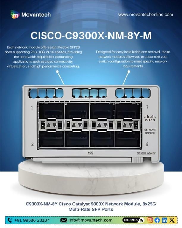 Cisco C9300X-NM-8Y-M Network Module in Pune - Image 1