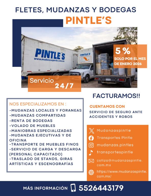 FLETES, MUDANZAS FORANEAS Y BODEGAS EN RENTA TEXCOCO en Ecatepec - Imagen 1