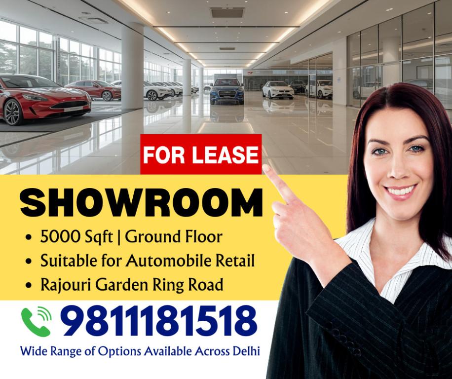 Retail Showroom Space for Rent / Lease Rajouri Garden Delhi in Karol Bāgh - Image 1