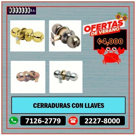 CERRADURA CON LLAVES en Heredia - Imagen 1