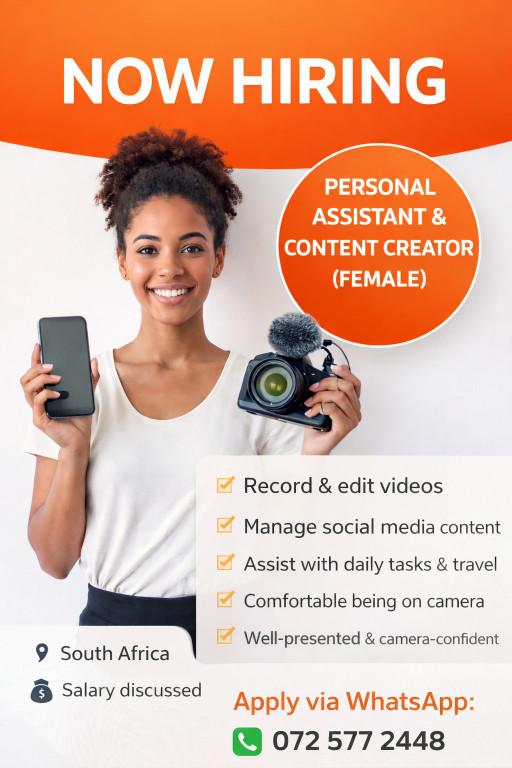 Personal Assistant & Content Creator in South Africa - Image 1