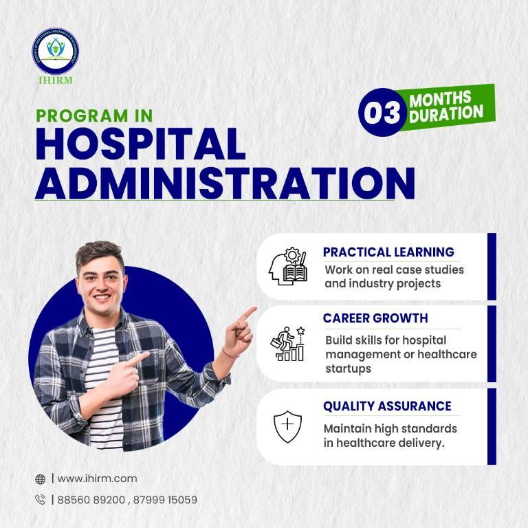 Program in Hospital Administration | IHIRM in India - Image 1