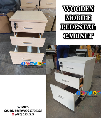 WOODEN MOBILE PEDESTAL CABINET in Philippines - Image 5