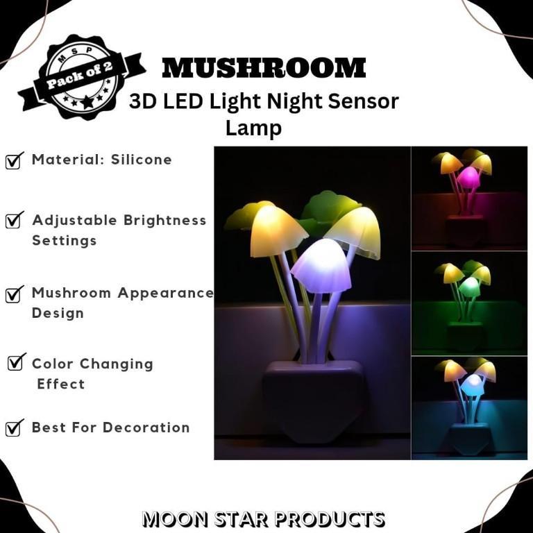 Multicolour Adjustable LED Night Light - 2 Pcs with Colour Chang in Islamabad - Image 4