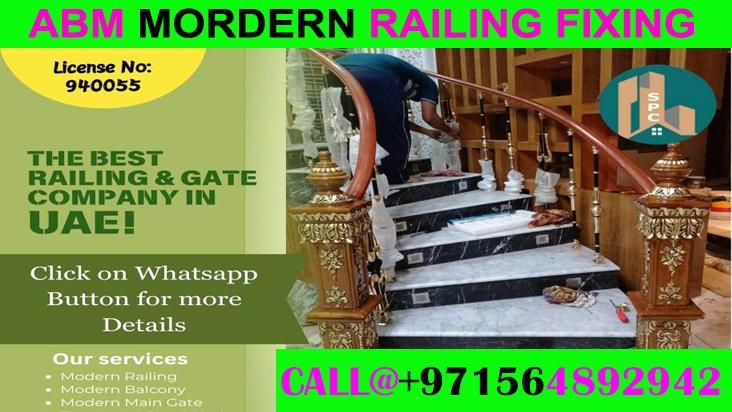 Modern Staircase Railing Fixing Contractor in Ajman Dubai UAE in United Arab Emirates - Image 7