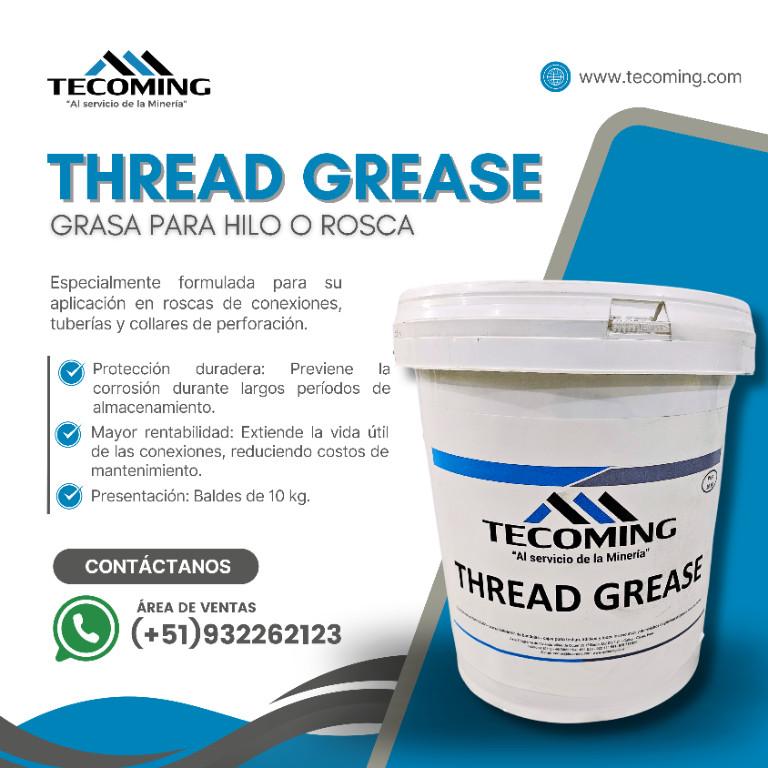 THREAD GREASE | LUBRICANTE INDUSTRIAL PARA ROSCAS Y EQUIPOS en Perú - Imagen 1