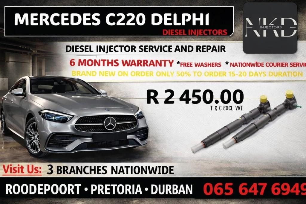 Mercedes C220 Delphi Diesel Injectors in Umlazi - Image 1