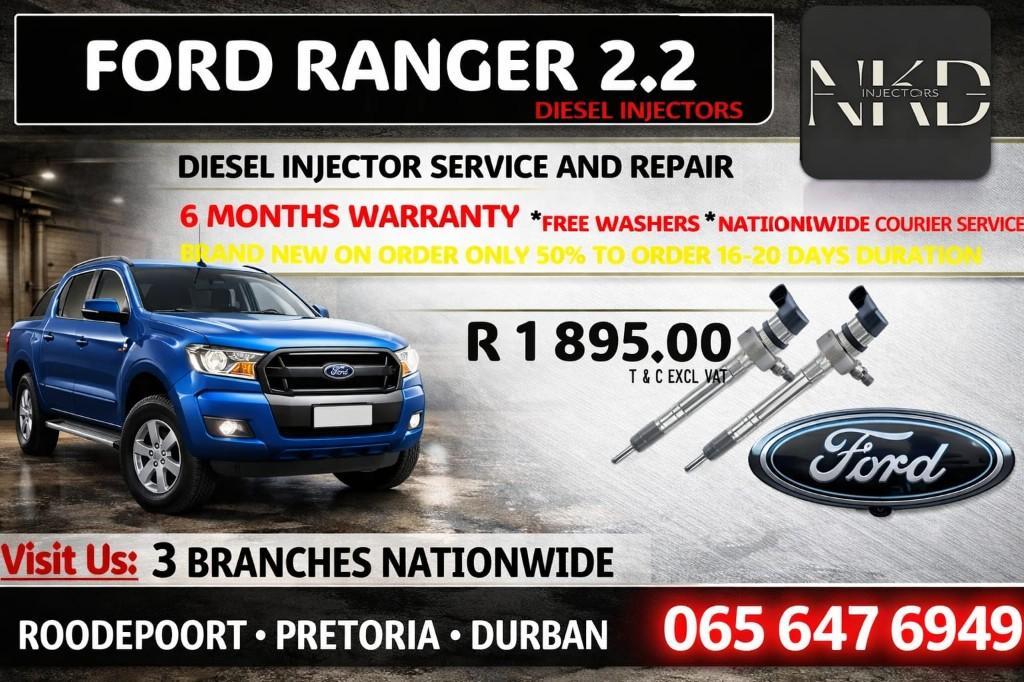 Ford Ranger 2.2 Diesel Injectors in Umlazi - Image 1