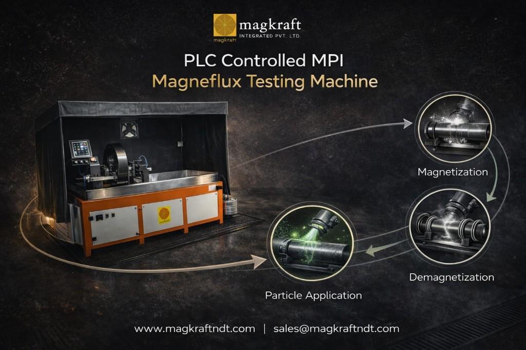 PLC Controlled Magneflux MPI Testing Machine -Magkraftndt in Rupnagar - Image 1