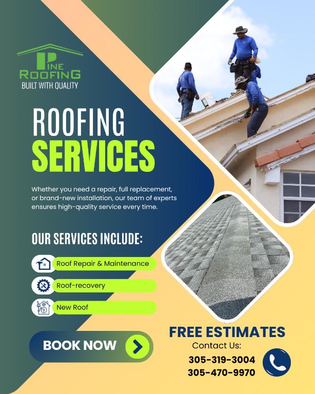 ROOFING SERVICES RESIDENTIAL AND COMMERCIAL! en Homestead - Imagen 1