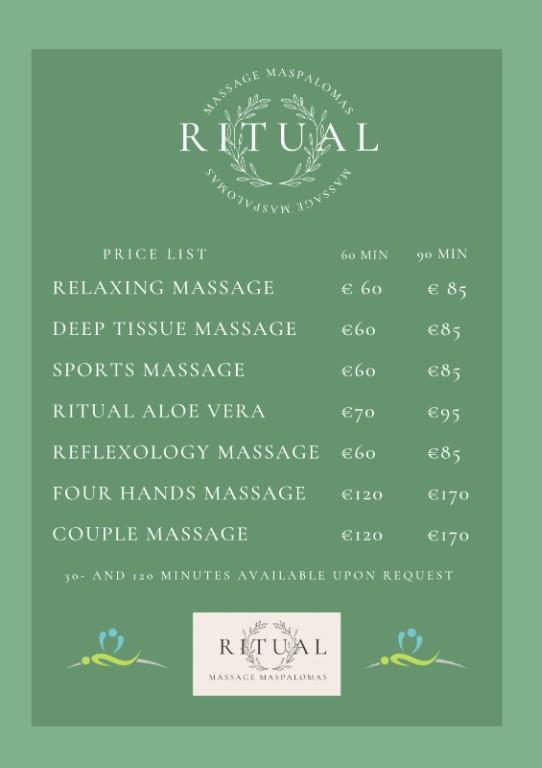 RITUAL MASSAGE MASPALOMAS en San Bartolomé - Imagen 1