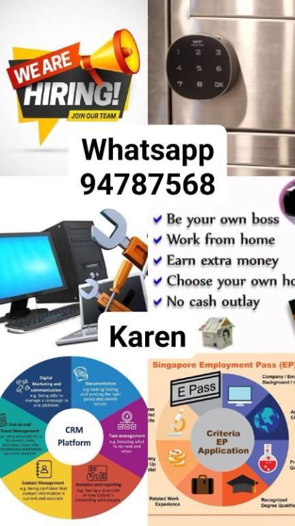 Part time and Full time work in Tampines - Image 1