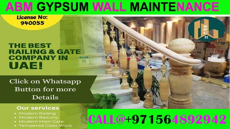 Modern Staircase Railing Fixing Contractor in Ajman Dubai in Ras al-Khaimah - Image 6