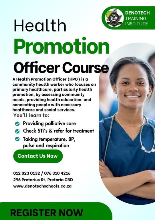 Health Promotion Officer Training In Pretoria in South Africa - Image 1